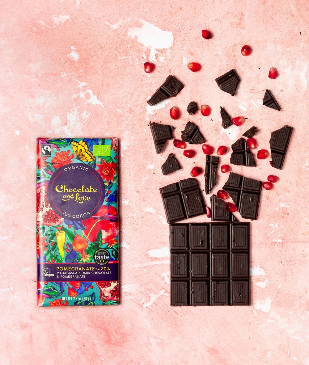 Chocolat Noir Grenade, Bio Vegan Chocolate and Love