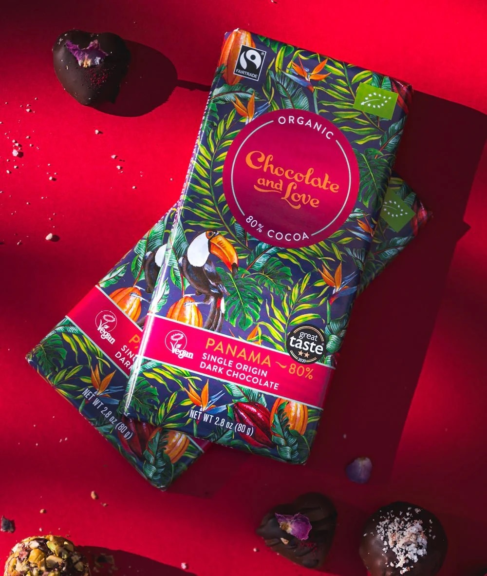 Chocolat Noir Panama Bio Chocolate and Love