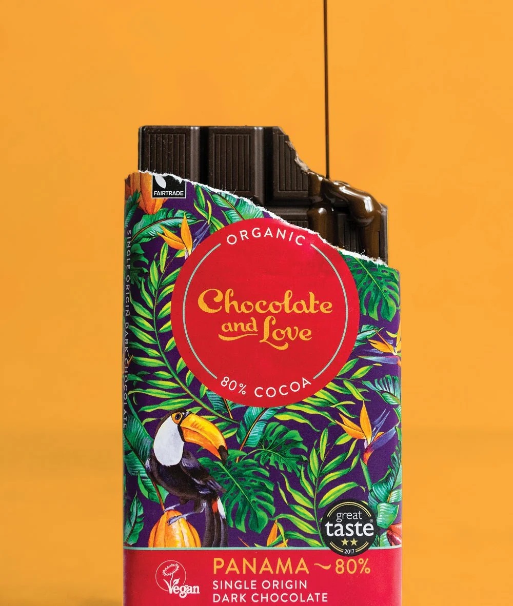 Chocolat Noir Panama Bio Chocolate and Love