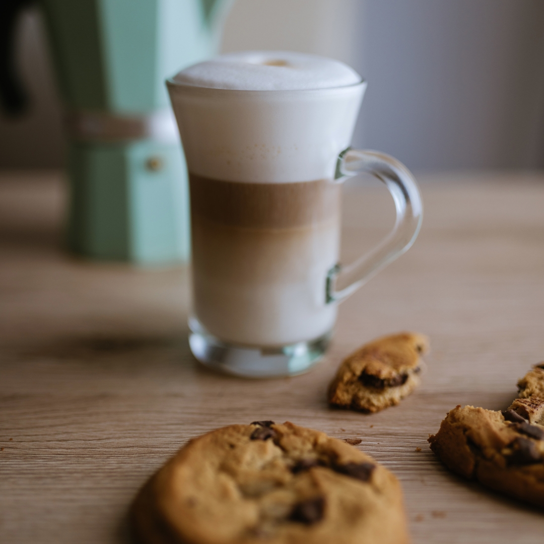 Latte Macchiato proteine caramel et cookie