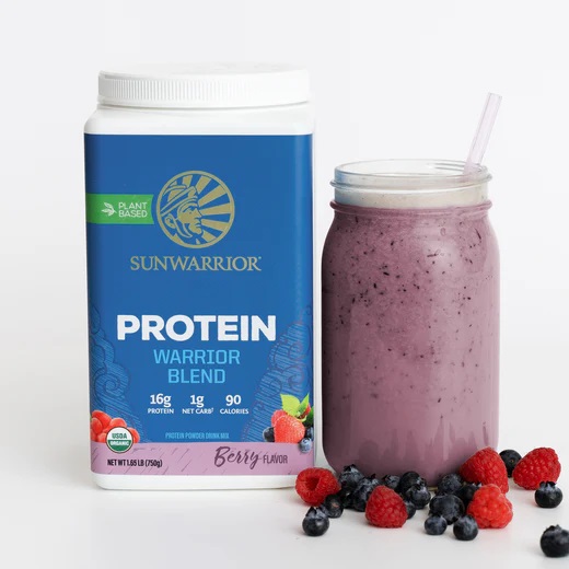 Warrior Blend proteine vegan berry Sunwarrior