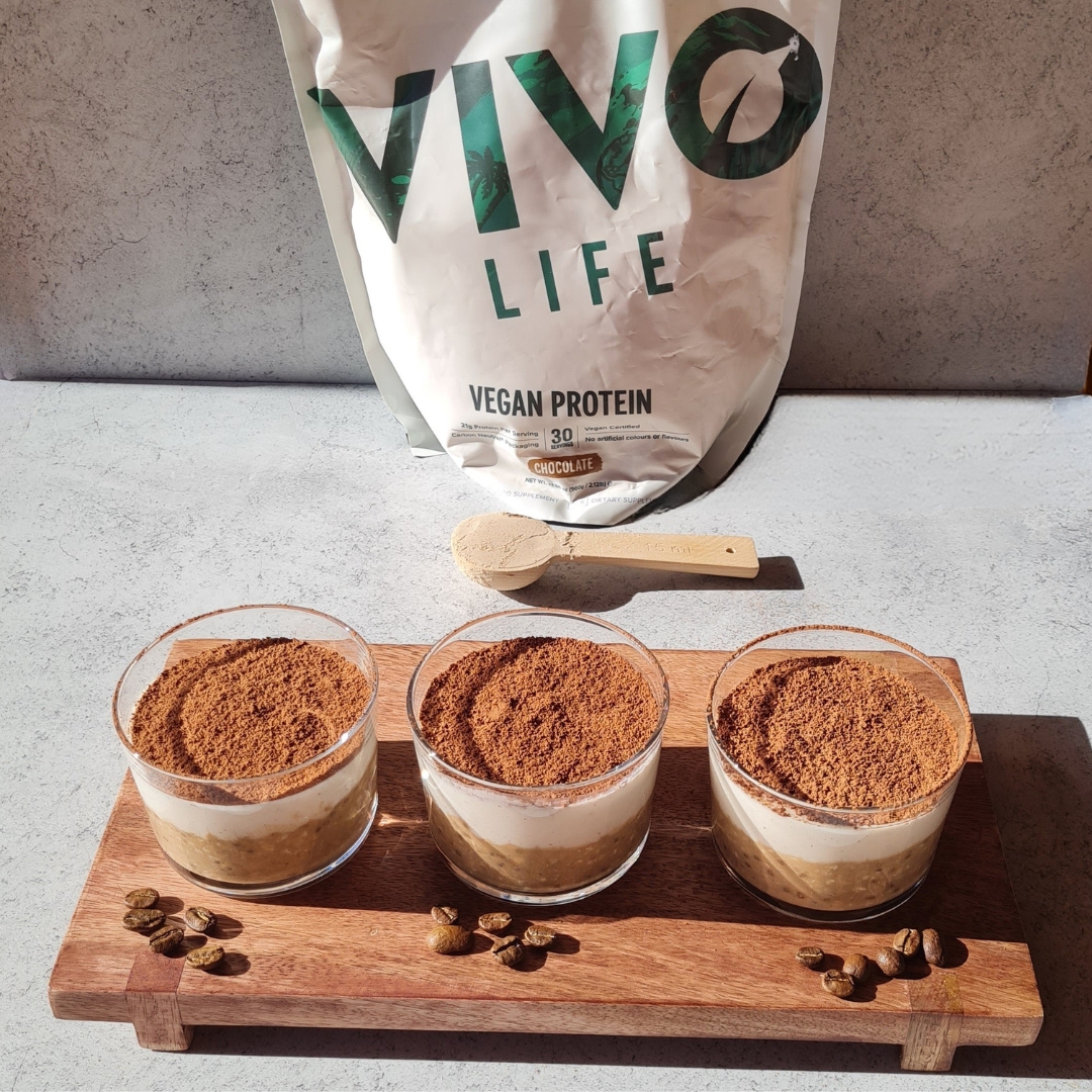 recette du tiramisu proteine vegetale overnight oats petit dejeuner healthy