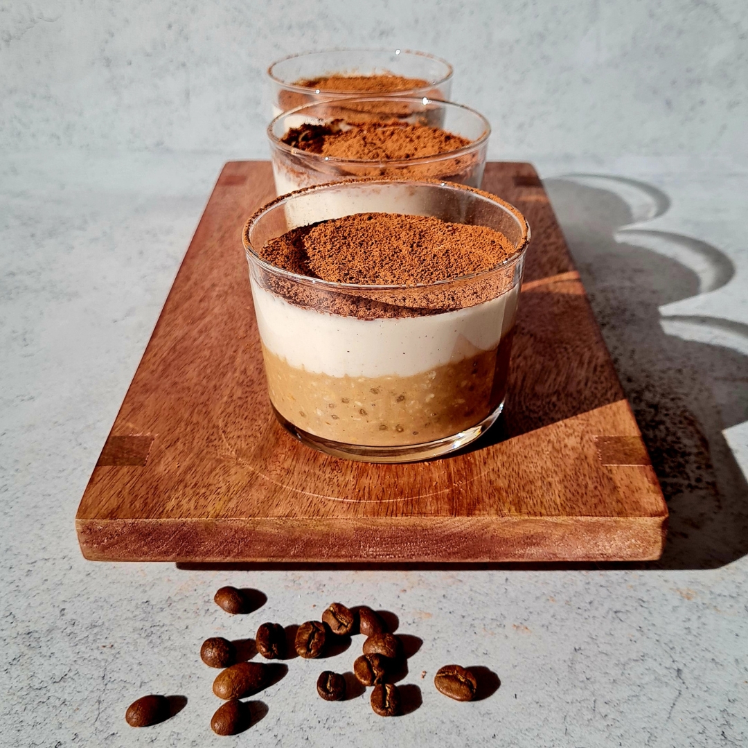 tiramisu vegan proteine overnight oats petit dejeuner healthy